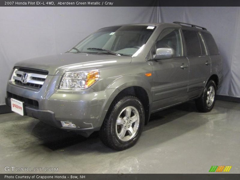 Aberdeen Green Metallic / Gray 2007 Honda Pilot EX-L 4WD