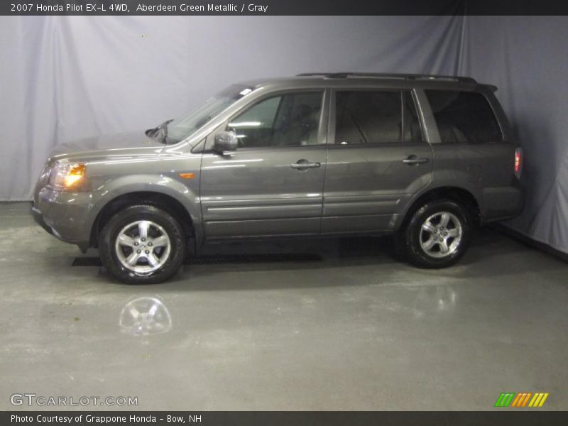 Aberdeen Green Metallic / Gray 2007 Honda Pilot EX-L 4WD
