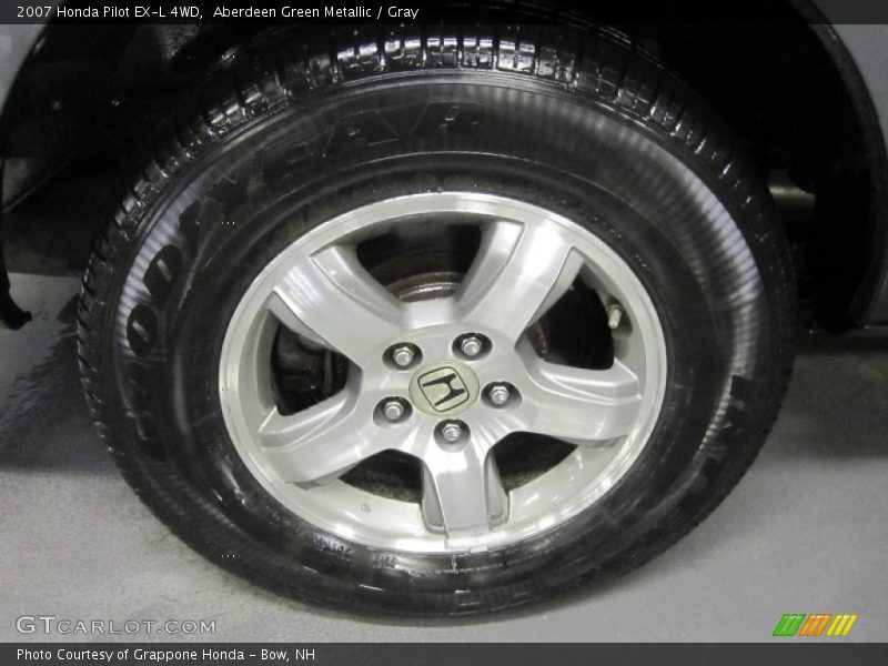 Aberdeen Green Metallic / Gray 2007 Honda Pilot EX-L 4WD