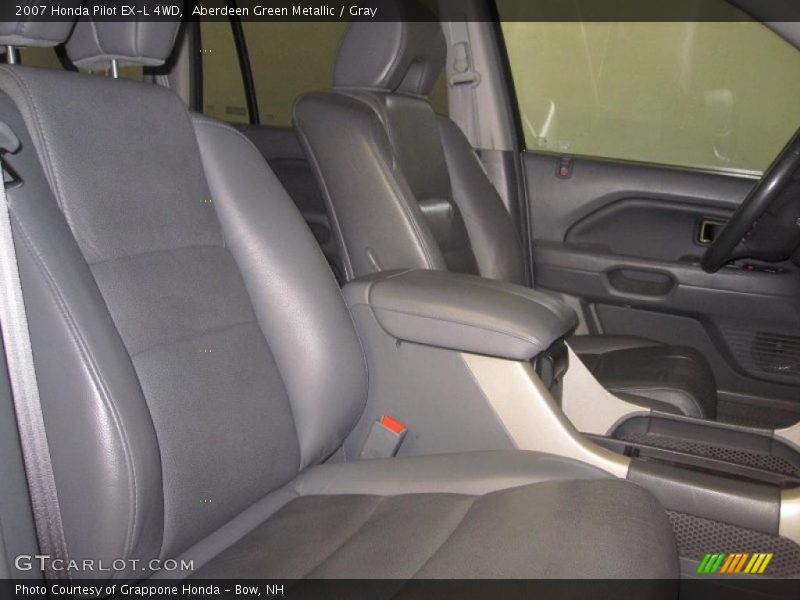 Aberdeen Green Metallic / Gray 2007 Honda Pilot EX-L 4WD