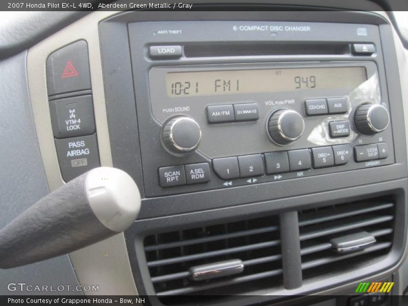 Aberdeen Green Metallic / Gray 2007 Honda Pilot EX-L 4WD