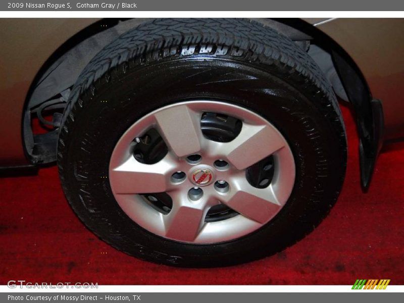 Gotham Gray / Black 2009 Nissan Rogue S