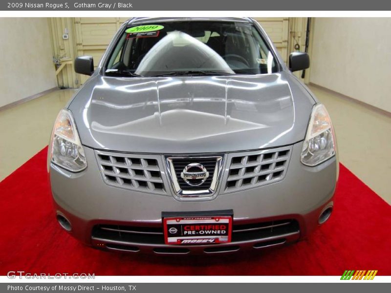 Gotham Gray / Black 2009 Nissan Rogue S