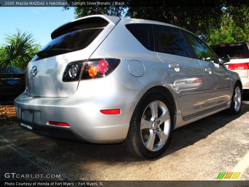 Sunlight Silver Metallic / Black 2005 Mazda MAZDA3 s Hatchback