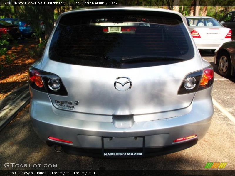 Sunlight Silver Metallic / Black 2005 Mazda MAZDA3 s Hatchback