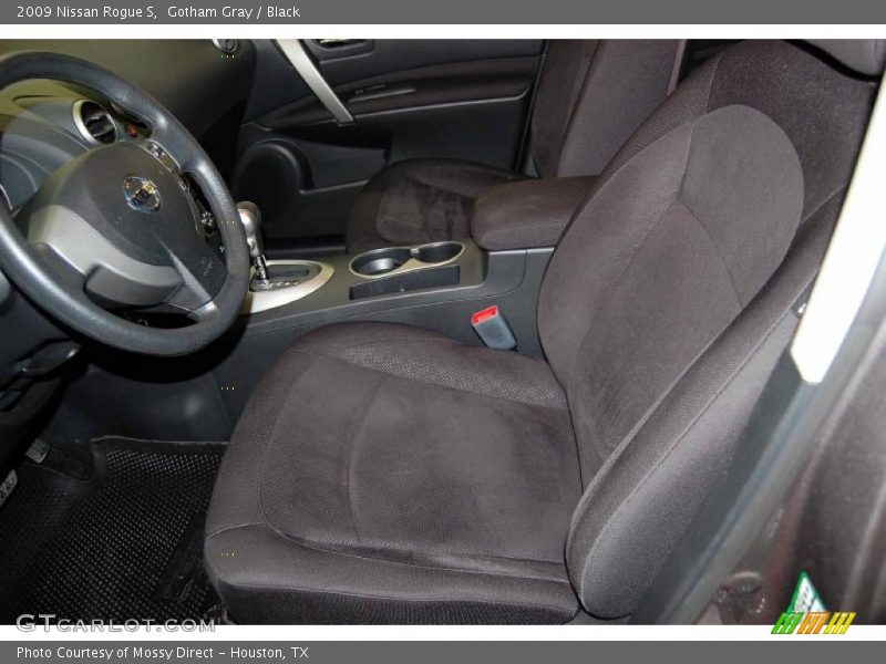 Gotham Gray / Black 2009 Nissan Rogue S