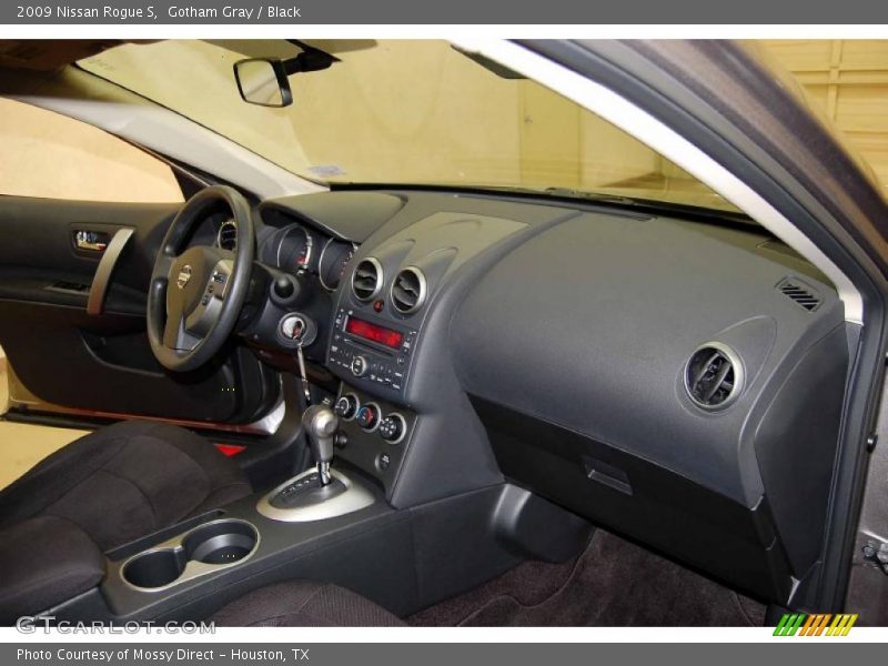 Gotham Gray / Black 2009 Nissan Rogue S