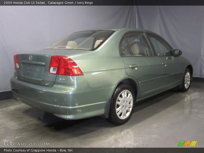 Galapagos Green / Ivory Beige 2004 Honda Civic LX Sedan