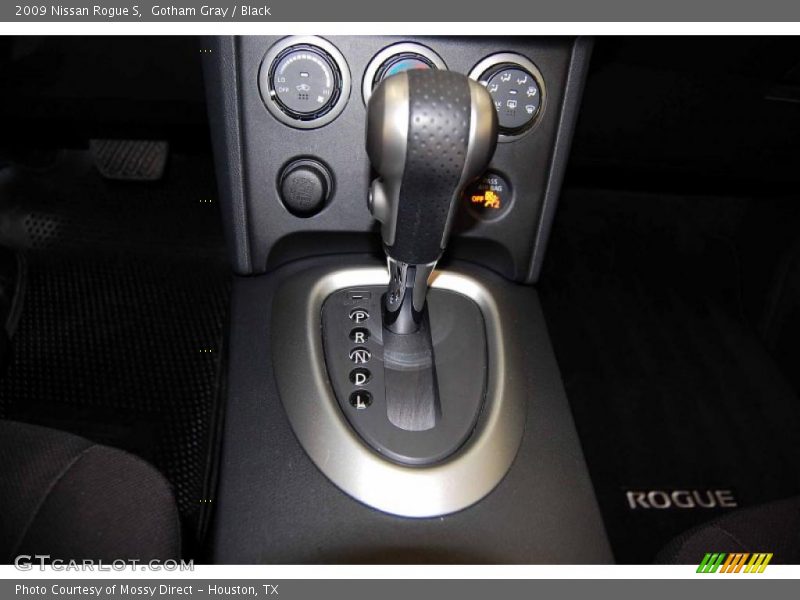 Gotham Gray / Black 2009 Nissan Rogue S