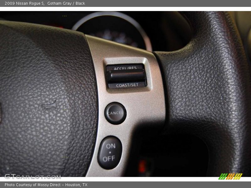 Gotham Gray / Black 2009 Nissan Rogue S