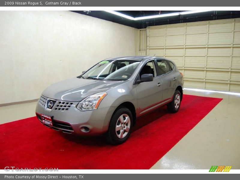 Gotham Gray / Black 2009 Nissan Rogue S