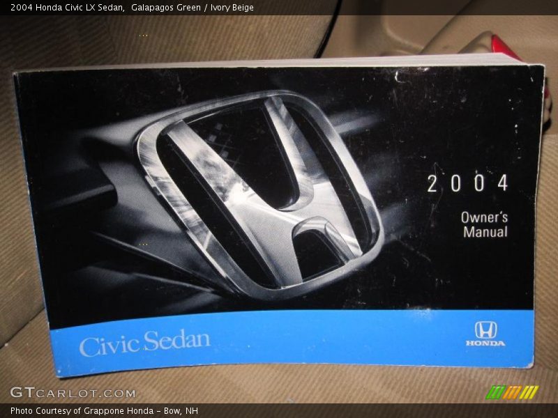Galapagos Green / Ivory Beige 2004 Honda Civic LX Sedan