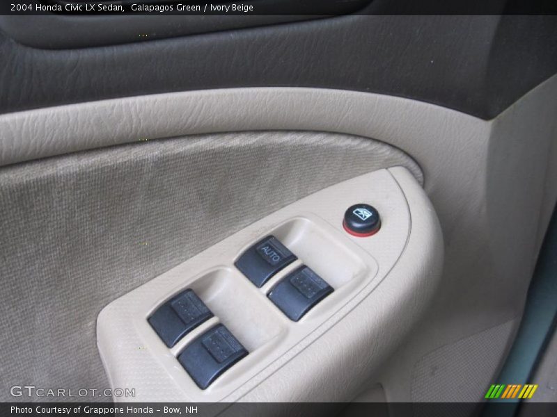 Galapagos Green / Ivory Beige 2004 Honda Civic LX Sedan