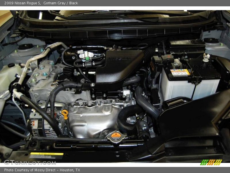 Gotham Gray / Black 2009 Nissan Rogue S