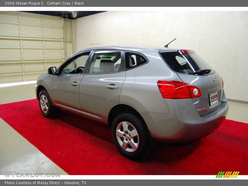 Gotham Gray / Black 2009 Nissan Rogue S