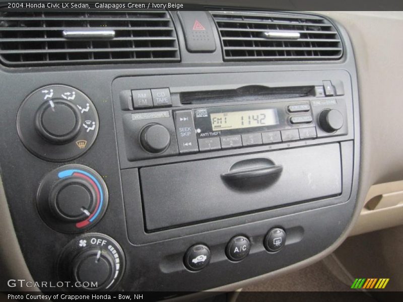 Galapagos Green / Ivory Beige 2004 Honda Civic LX Sedan