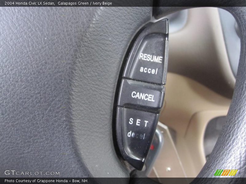 Galapagos Green / Ivory Beige 2004 Honda Civic LX Sedan