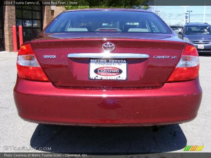 Salsa Red Pearl / Stone 2004 Toyota Camry LE