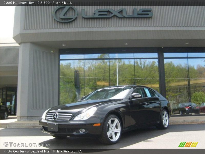 Black / Black 2006 Mercedes-Benz CLS 500