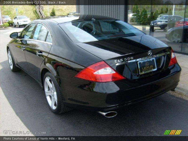 Black / Black 2006 Mercedes-Benz CLS 500