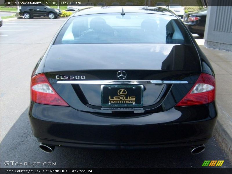 Black / Black 2006 Mercedes-Benz CLS 500