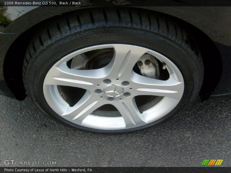 Black / Black 2006 Mercedes-Benz CLS 500