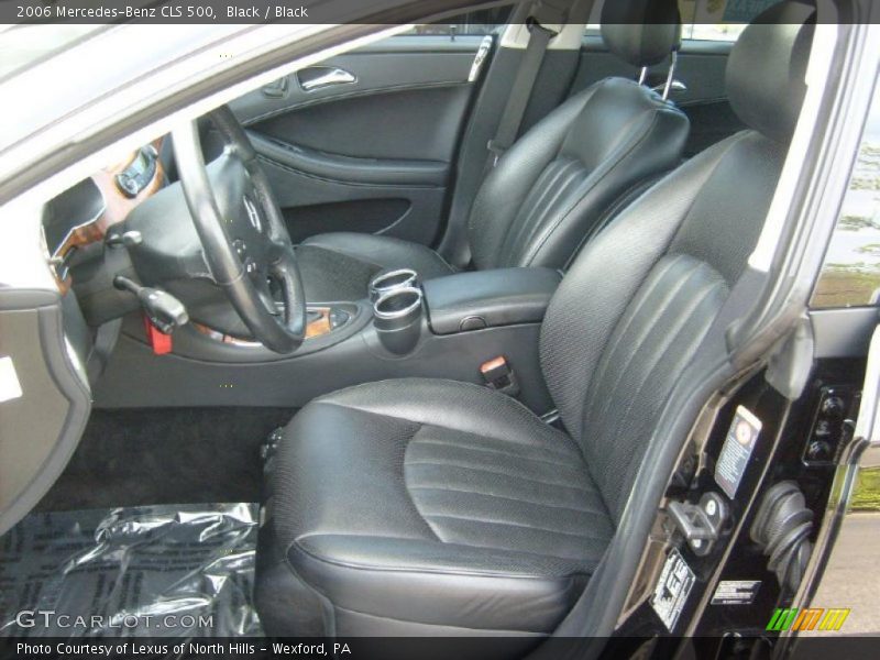 Black / Black 2006 Mercedes-Benz CLS 500