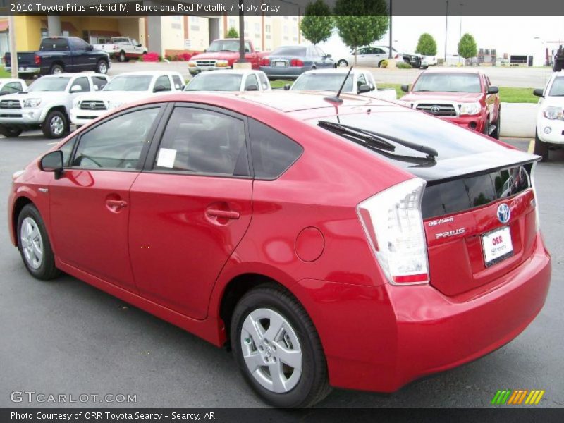 Barcelona Red Metallic / Misty Gray 2010 Toyota Prius Hybrid IV