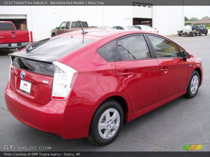 Barcelona Red Metallic / Misty Gray 2010 Toyota Prius Hybrid IV