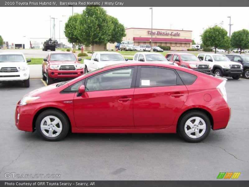 Barcelona Red Metallic / Misty Gray 2010 Toyota Prius Hybrid IV