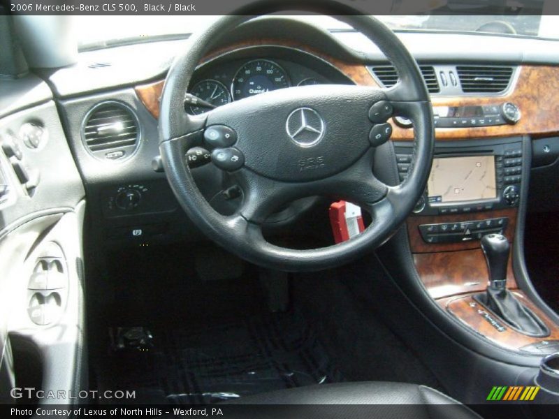 Black / Black 2006 Mercedes-Benz CLS 500