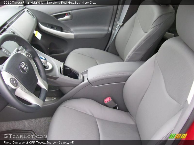 Barcelona Red Metallic / Misty Gray 2010 Toyota Prius Hybrid IV
