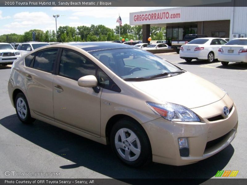 Sandy Beach Metallic / Bisque 2010 Toyota Prius Hybrid III