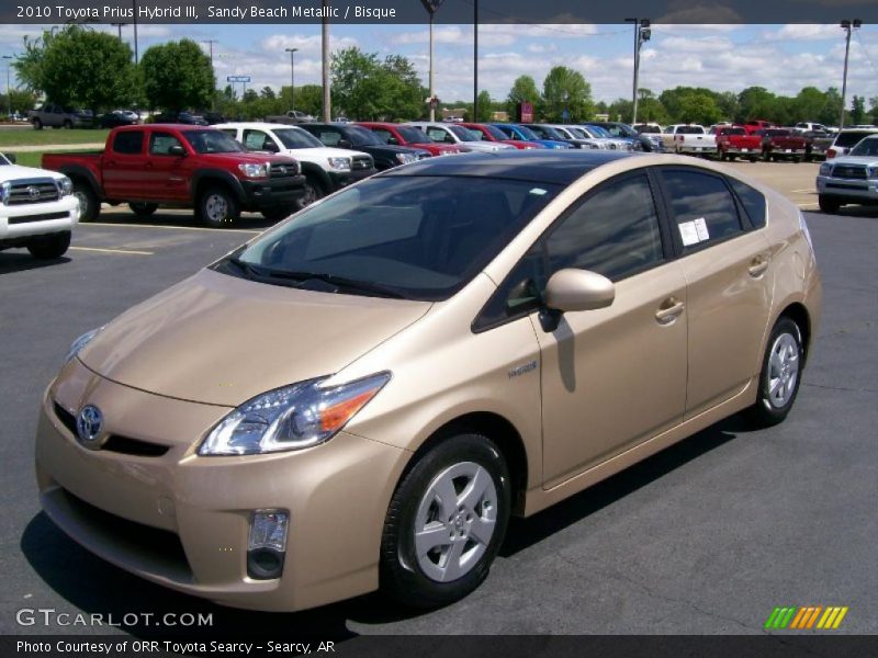 Sandy Beach Metallic / Bisque 2010 Toyota Prius Hybrid III