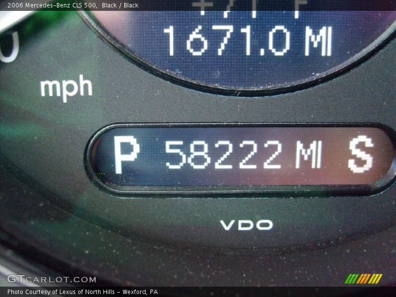 Black / Black 2006 Mercedes-Benz CLS 500