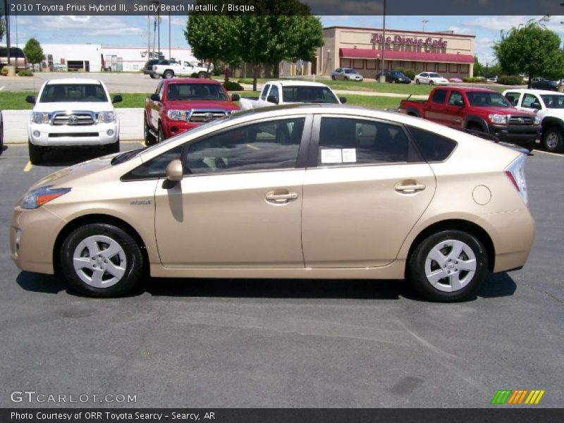 Sandy Beach Metallic / Bisque 2010 Toyota Prius Hybrid III