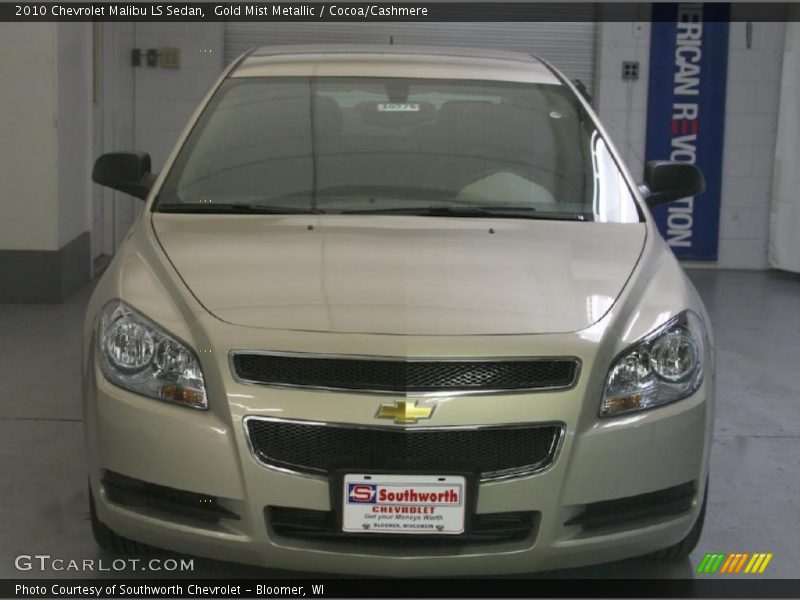 Gold Mist Metallic / Cocoa/Cashmere 2010 Chevrolet Malibu LS Sedan