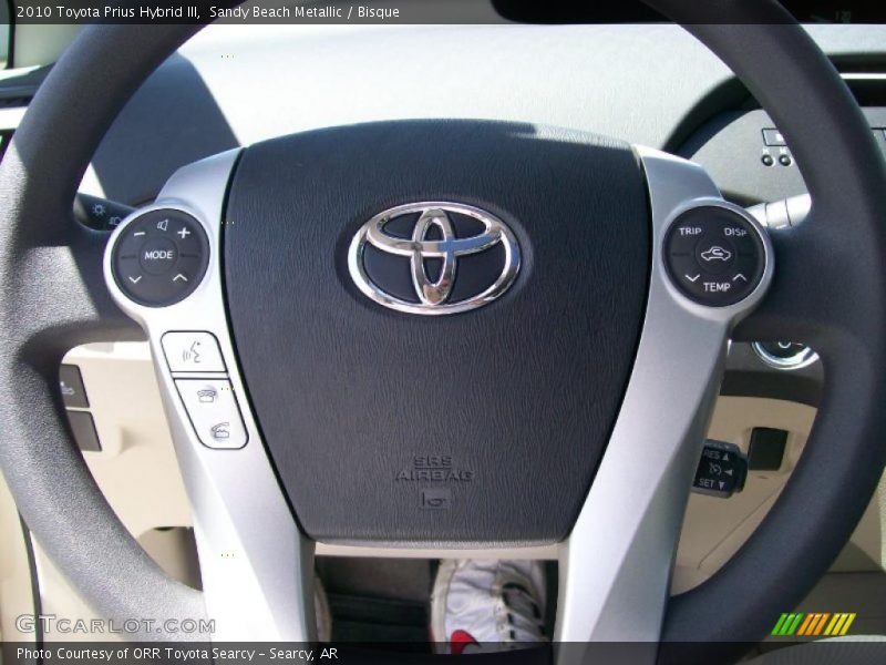 Sandy Beach Metallic / Bisque 2010 Toyota Prius Hybrid III