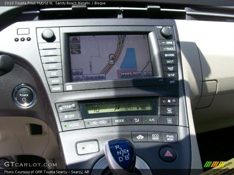 Sandy Beach Metallic / Bisque 2010 Toyota Prius Hybrid III