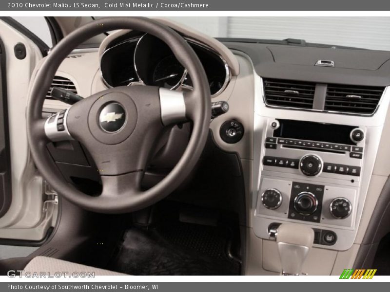 Gold Mist Metallic / Cocoa/Cashmere 2010 Chevrolet Malibu LS Sedan