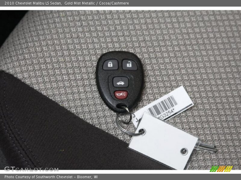 Gold Mist Metallic / Cocoa/Cashmere 2010 Chevrolet Malibu LS Sedan
