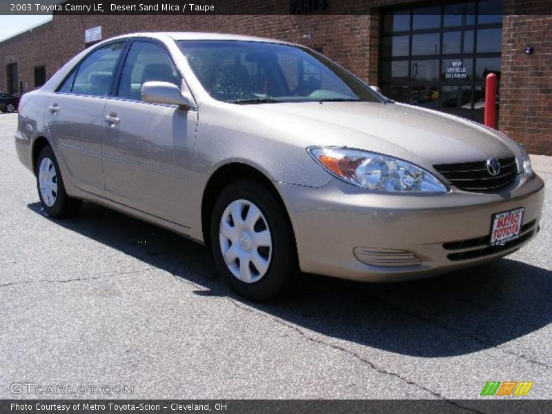 Desert Sand Mica / Taupe 2003 Toyota Camry LE