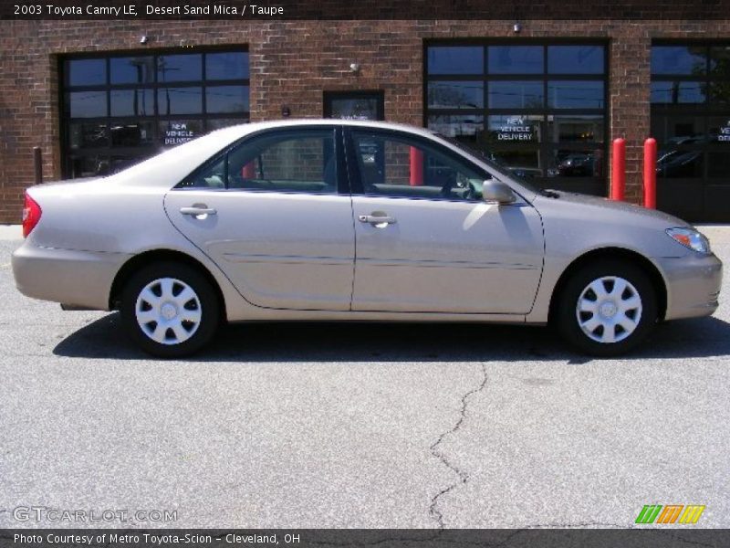 Desert Sand Mica / Taupe 2003 Toyota Camry LE