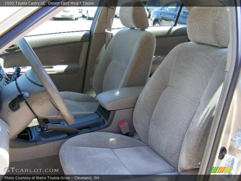 Desert Sand Mica / Taupe 2003 Toyota Camry LE