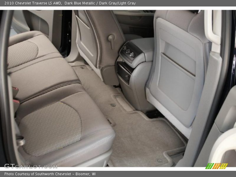 Dark Blue Metallic / Dark Gray/Light Gray 2010 Chevrolet Traverse LS AWD