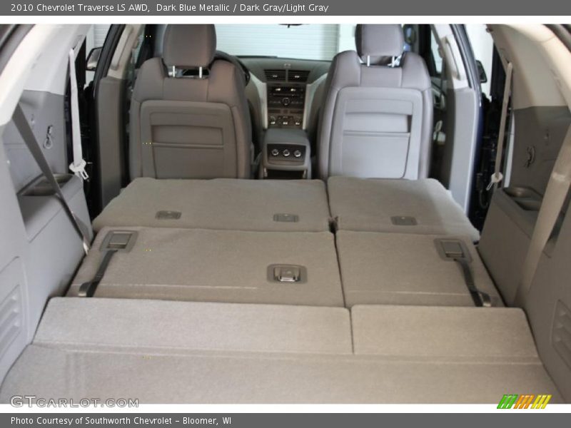 Dark Blue Metallic / Dark Gray/Light Gray 2010 Chevrolet Traverse LS AWD
