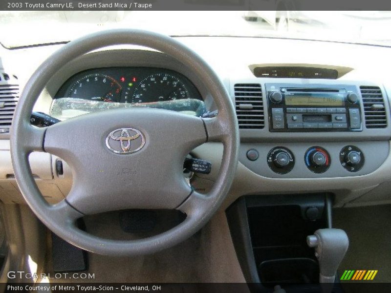 Desert Sand Mica / Taupe 2003 Toyota Camry LE