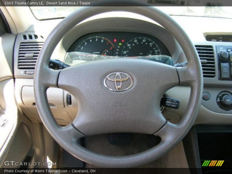 Desert Sand Mica / Taupe 2003 Toyota Camry LE