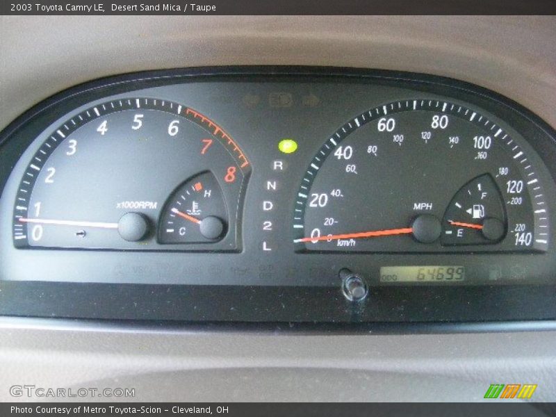Desert Sand Mica / Taupe 2003 Toyota Camry LE