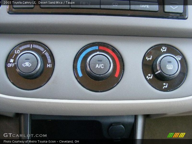 Desert Sand Mica / Taupe 2003 Toyota Camry LE